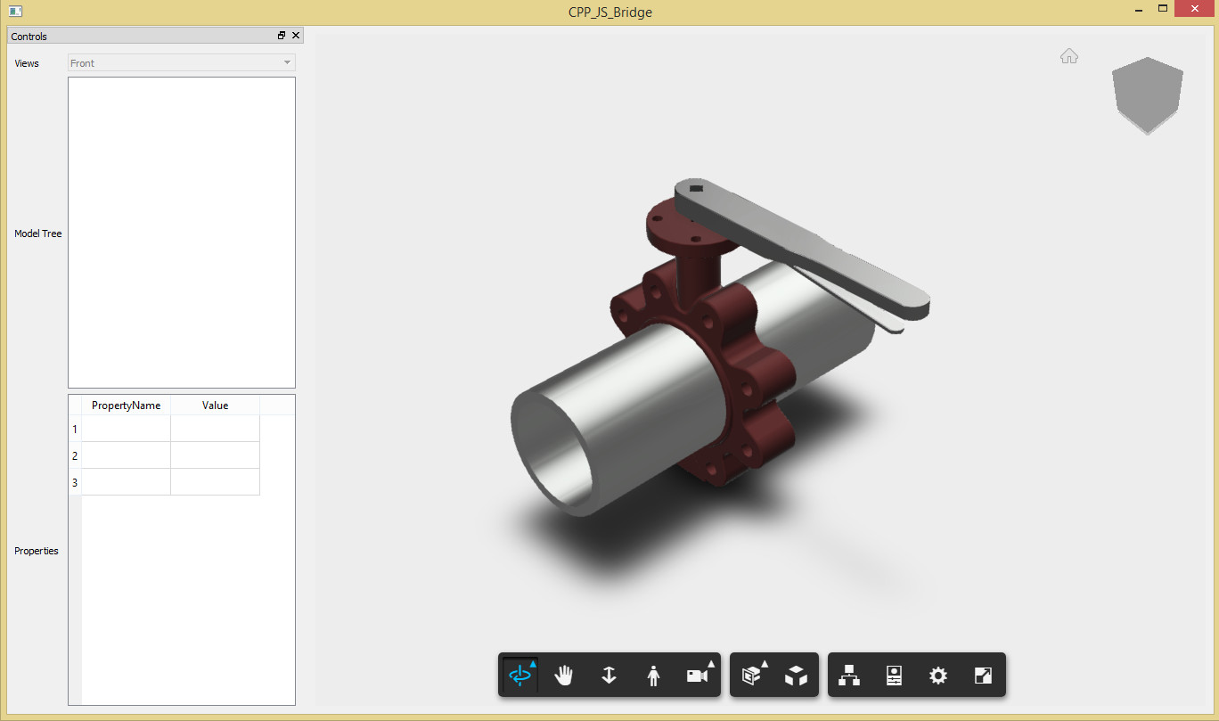Qt project with Autodesk FORGE viewer