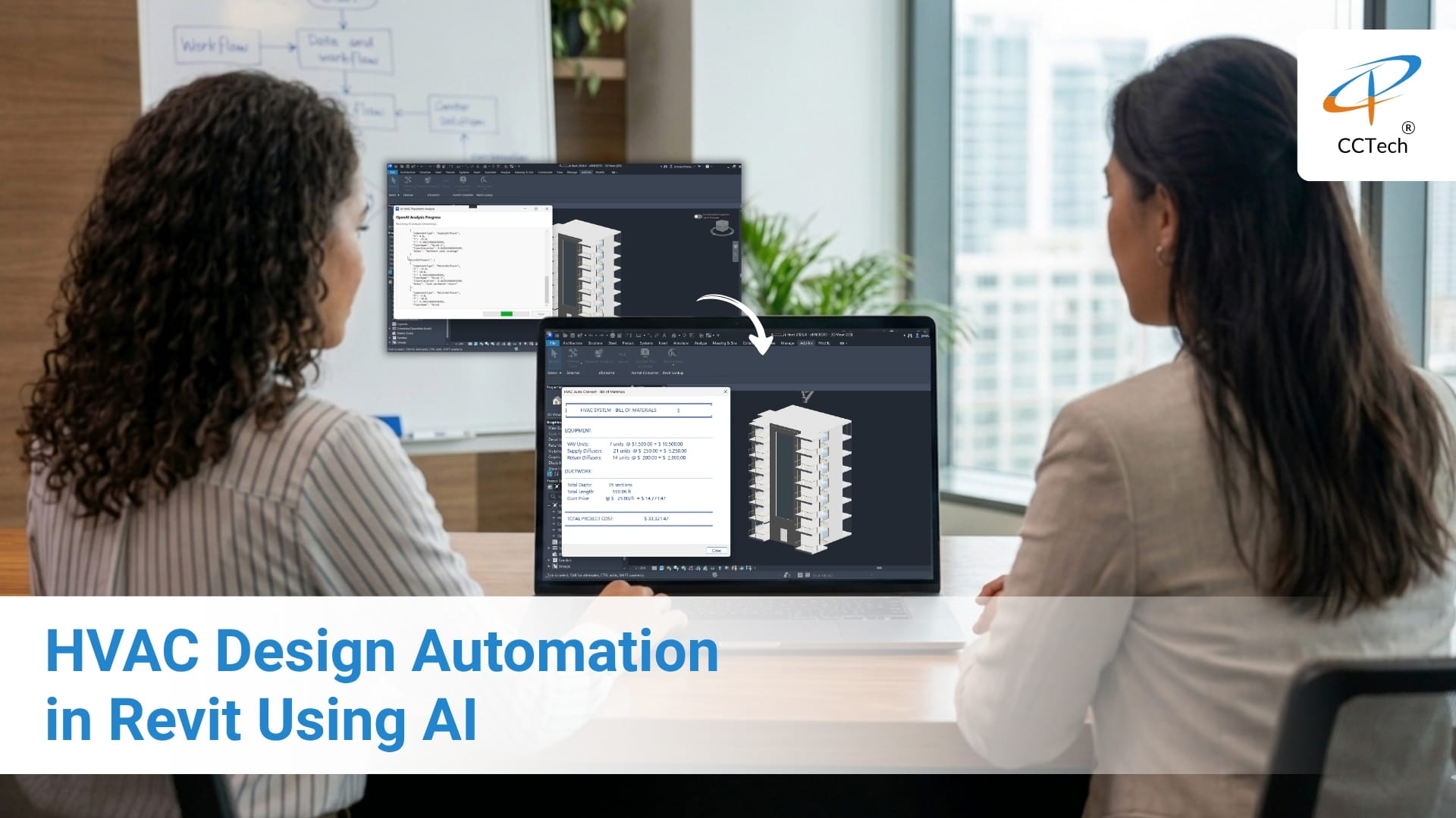 HVAC Design Automation in Revit Using AI