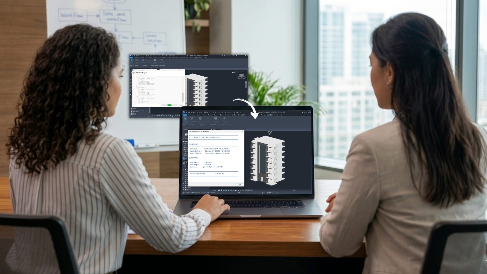 HVAC Design Automation in Revit Using AI