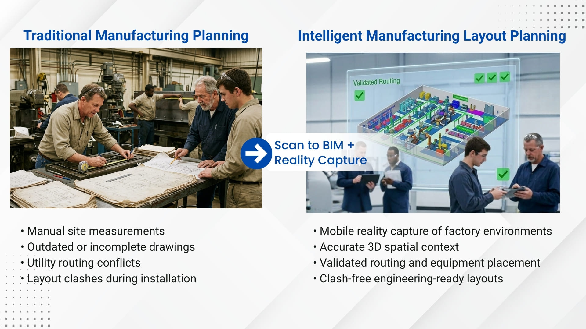 Scan to BIM: From Reality Capture to Smart Layouts