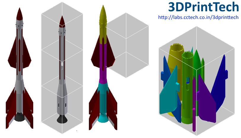 3D Printing objects larger than build volume